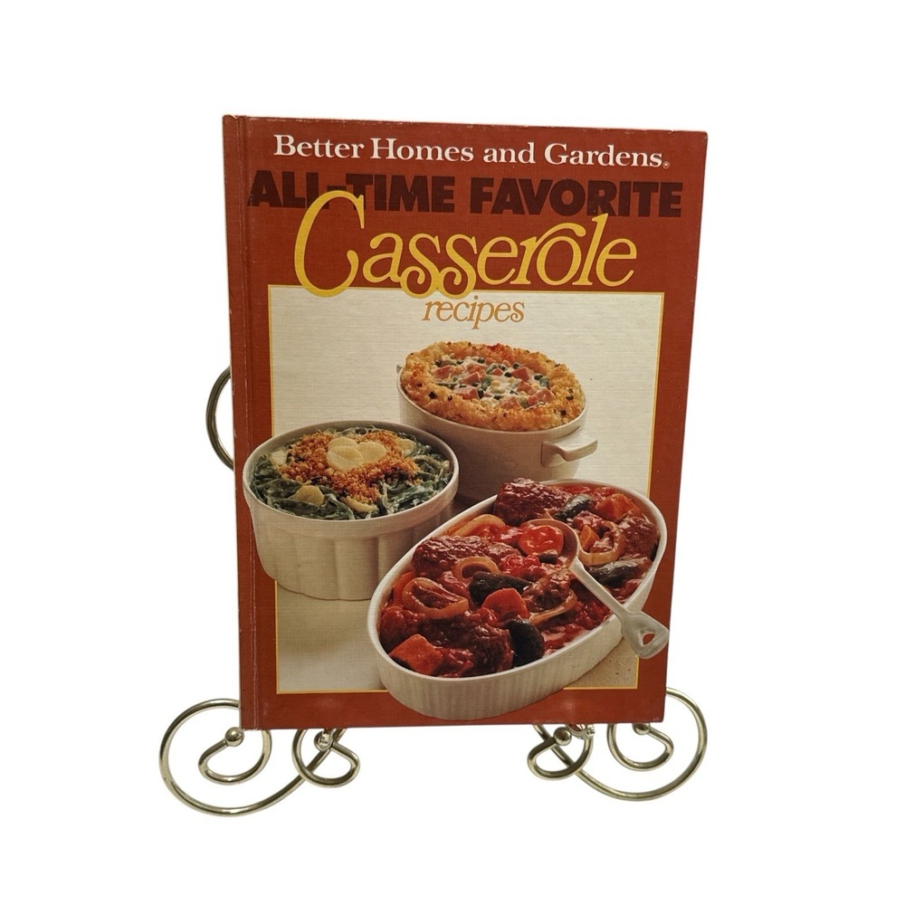 1977 Hardcover Better Homes & Gardens All Time Favorite Casserole Recipes Book,